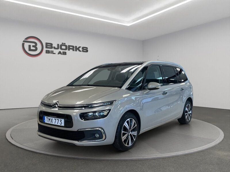 Brun Begagnad 2016 Citroën Grand C4 Picasso Exclusive Minibuss | 149 500 kr (Marknadspris) - Bild 1/4