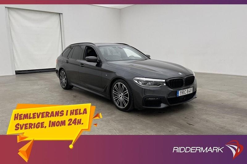 Grå Begagnad 2018 BMW 520 M Sport Kombi | 329 800 kr - Bild 1/3