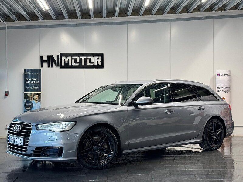 Grå Begagnad 2015 Audi A6 Sport Kombi | 164 900 kr (Marknadspris) - Bild 1/4