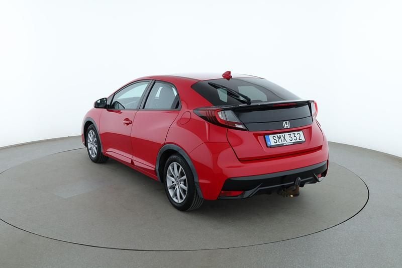 Begagnad Honda Civic Comfort 100 HK (73 kW) 2015 Röd Halvkombi