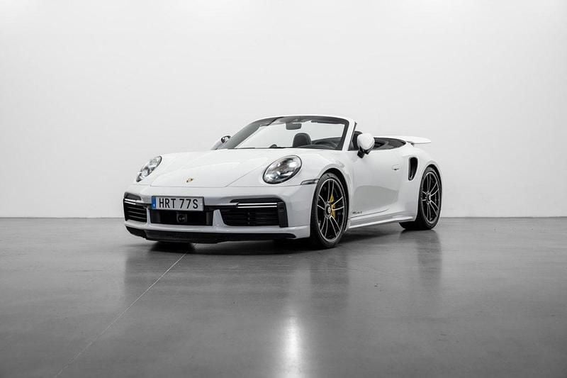 Vit Begagnad 2020 Porsche 911 Turbo S Cabriolet Cab | 2 189 000 kr - Bild 1/4