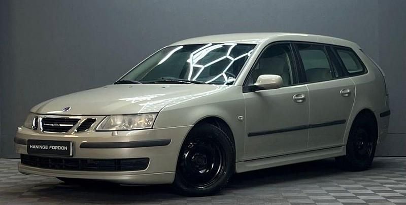 Ljusgul (gul) Begagnad 2006 Saab 9-3 Linear Kombi | 24 900 kr (Bra pris) - Bild 1/4