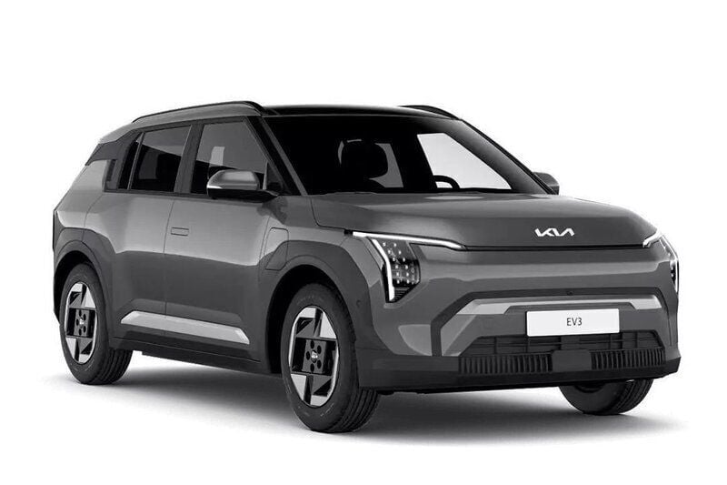Grå (shale grey metallic) Ny 2025 Kia EV3 2 SUV | 397 283 kr - Bild 1/1