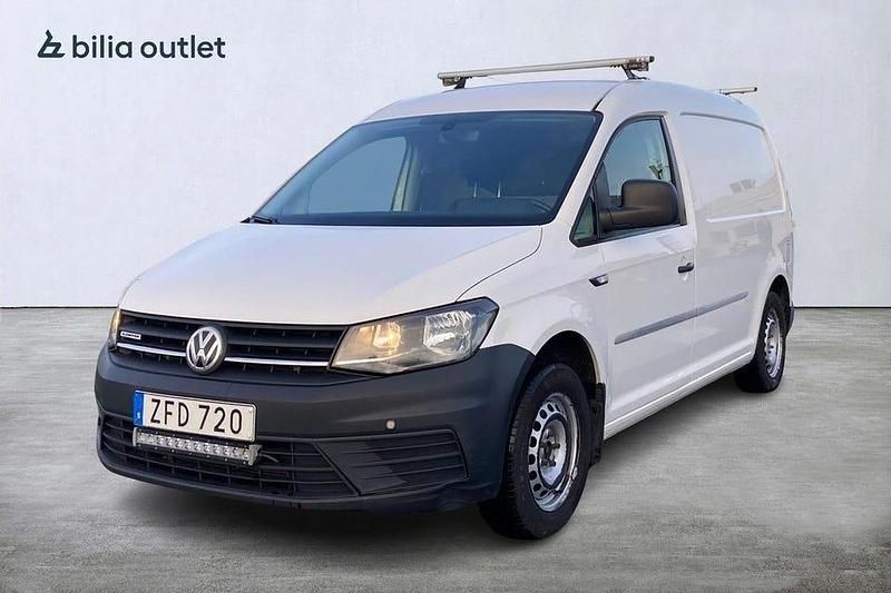 Vit Begagnad 2018 VW Caddy Maxi Minibuss | 68 750 kr (Superpris) - Bild 1/3