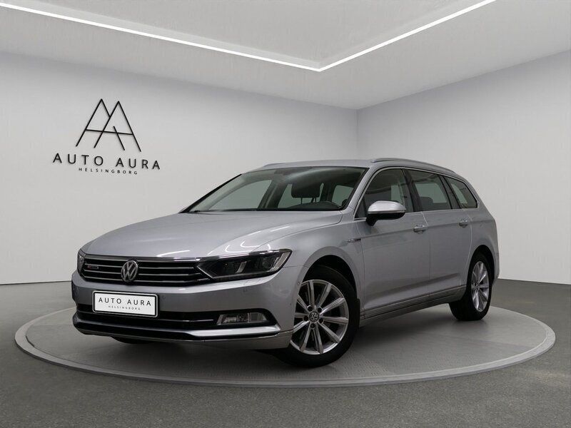 Silver (silver metallic) Begagnad 2016 VW Passat GT Kombi | 179 000 kr (Marknadspris) - Bild 1/4