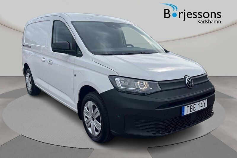 Vit Begagnad 2024 VW Caddy Maxi Minibuss | 334 000 kr (Marknadspris) - Bild 1/4