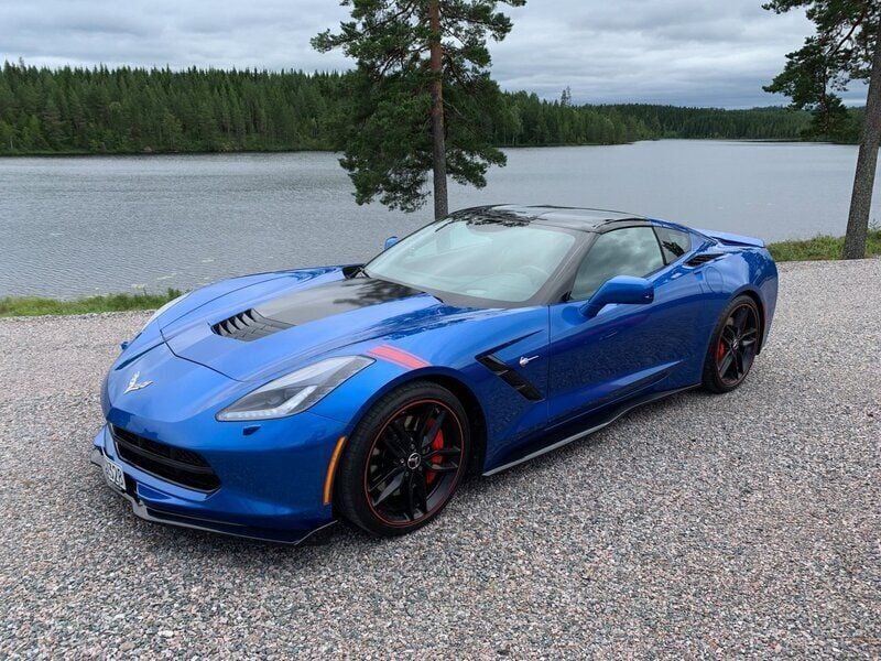 Blå Begagnad 2014 Chevrolet Corvette C7 Sportkupé | 669 000 kr - Bild 1/4