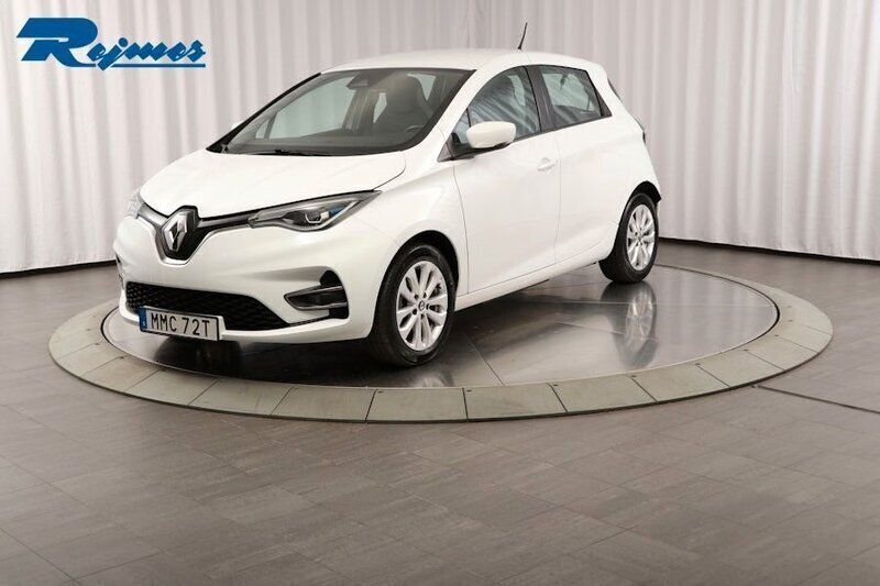 Vit Begagnad 2021 Renault Zoe Zen Halvkombi | 144 800 kr (Marknadspris) - Bild 1/4