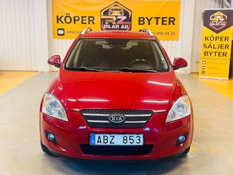 Röd Begagnad 2007 Kia Ceed Sportswagon 4 Kombi | 29 900 kr (Lite dyr) - Bild 1/4