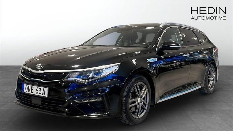 Svart Begagnad 2019 Kia Optima Sport Kombi | 194 900 kr (Marknadspris) - Bild 1/4