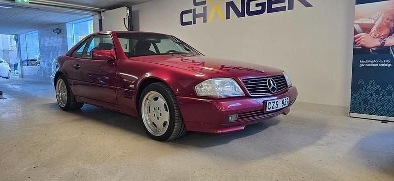 Begagnad Mercedes SL500 320 HK (235 kW) 1993 Röd Cab