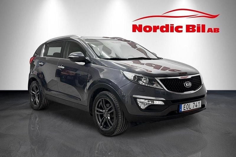 Grå Begagnad 2014 Kia Sportage SUV | 89 900 kr (Lite dyr) - Bild 1/4