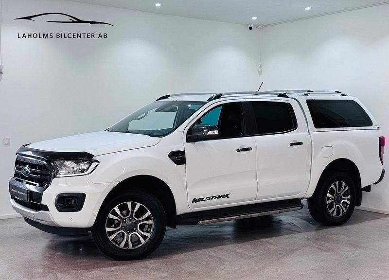 Vit Begagnad 2020 Ford Ranger Pickup | 279 900 kr (Marknadspris) - Bild 1/4