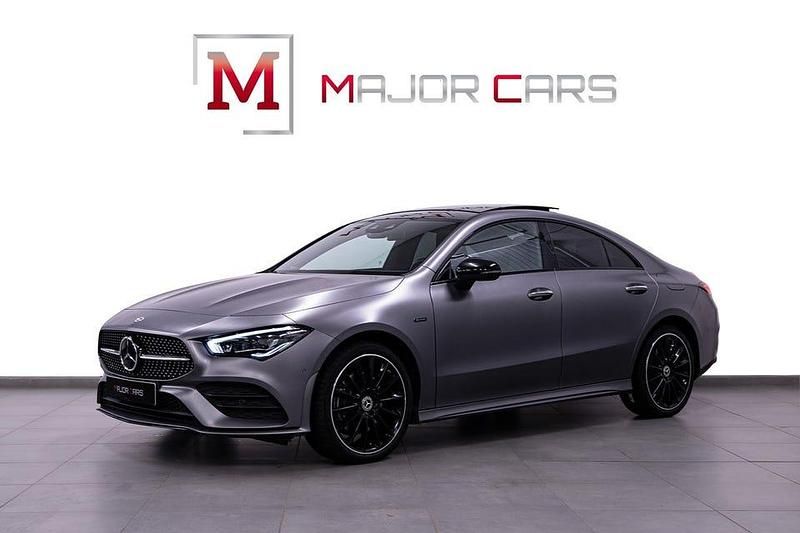Grå Begagnad 2021 Mercedes E250 AMG Sportkupé | 369 900 kr (Lite dyr) - Bild 1/4