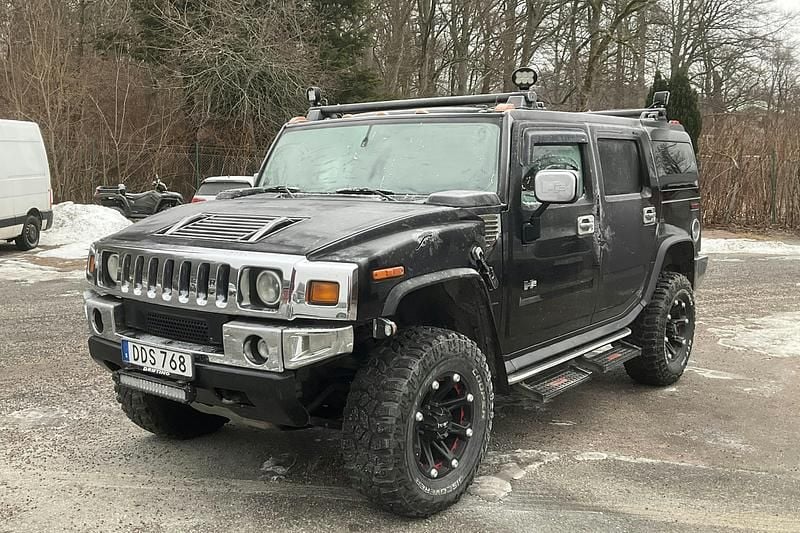 Begagnad Hummer H2 321 HK (236 kW) 2003 Svart SUV