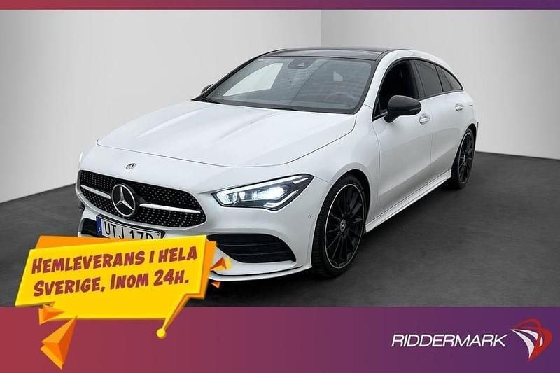 Vit Begagnad 2019 Mercedes CLA200 Shooting Brake AMG Kombi | 259 900 kr (Marknadspris) - Bild 1/3