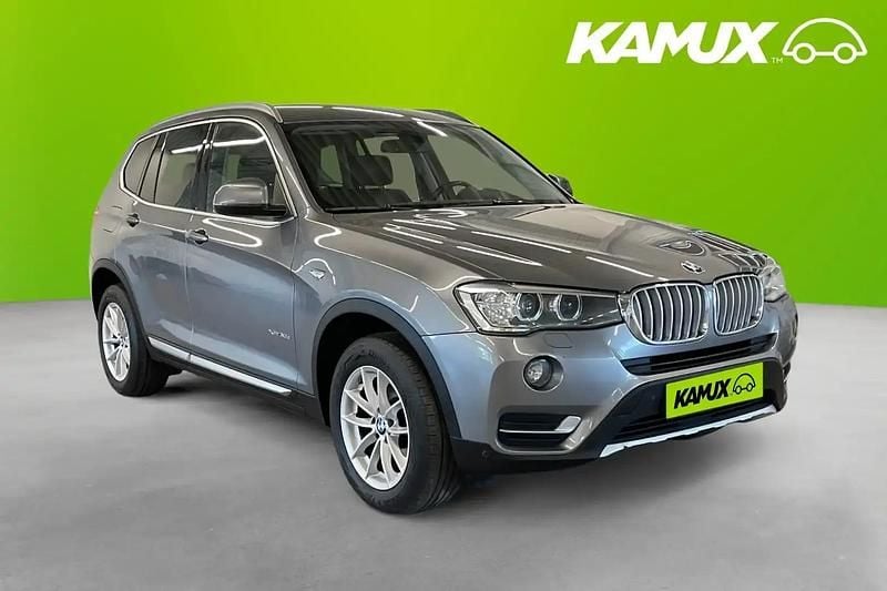 Silver/grå Begagnad 2015 BMW X3 xLine SUV | 168 800 kr (Marknadspris) - Bild 1/4