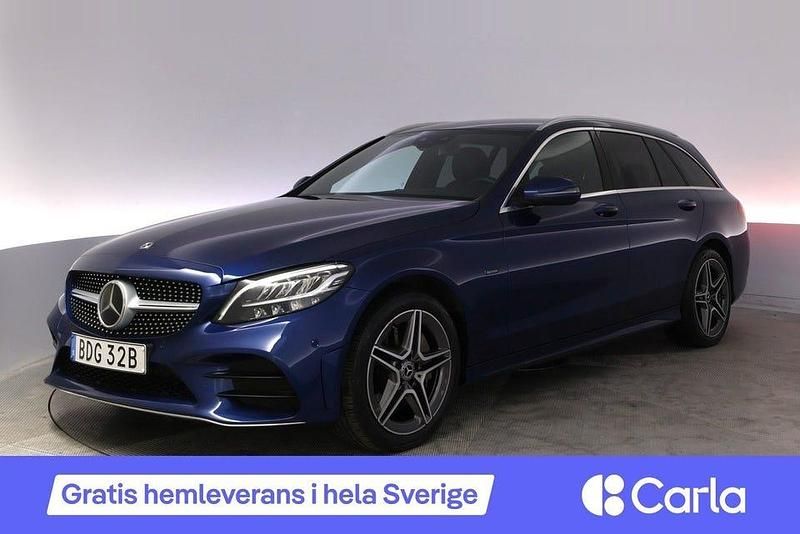 Blå Begagnad 2020 Mercedes C300 AMG Kombi | 280 900 kr - Bild 1/2