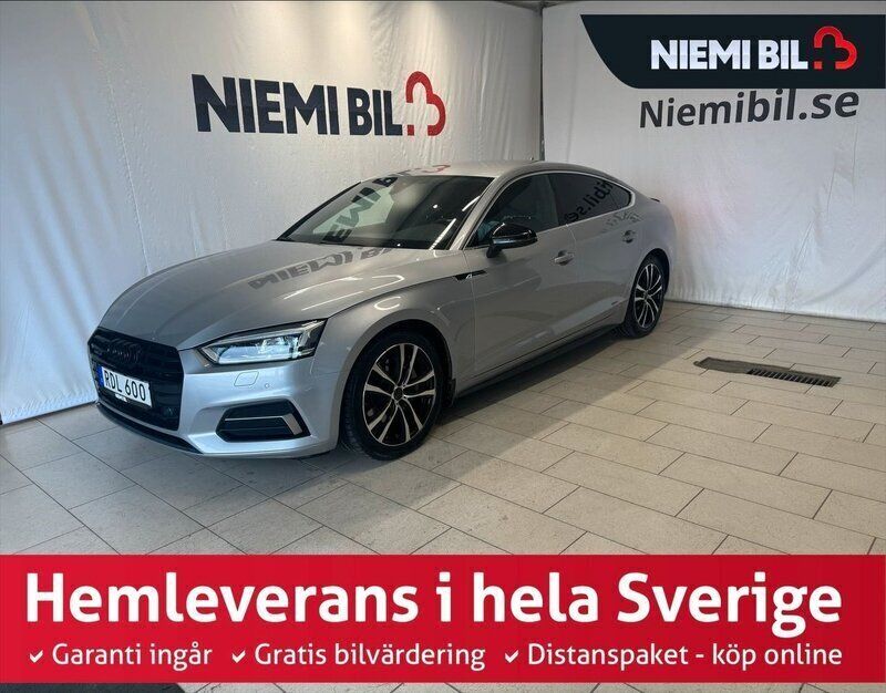 Silver Begagnad 2017 Audi A5 Sportback Halvkombi | 259 900 kr (Dyr) - Bild 1/3