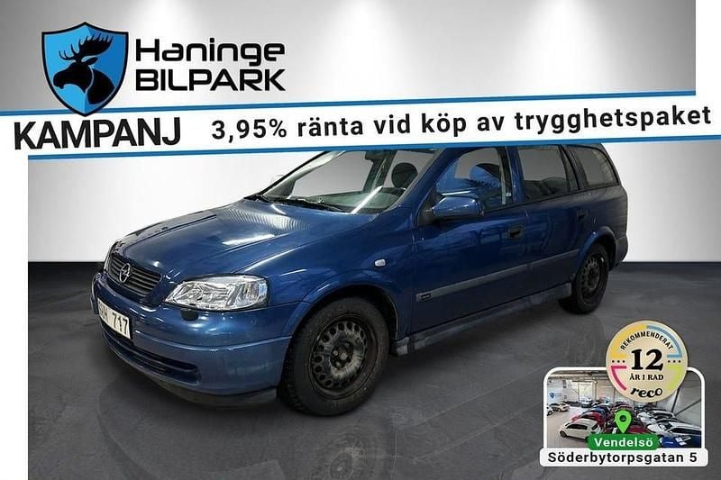 Blå Begagnad 2001 Opel Astra Kombi | 8 995 kr (Bra pris) - Bild 1/4