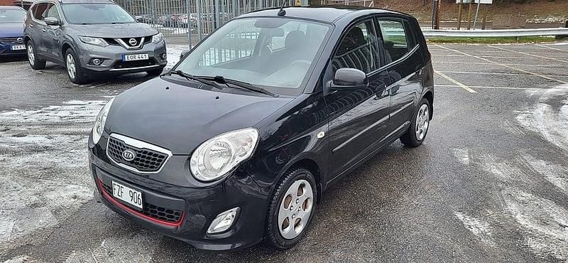Svart Begagnad 2010 Kia Picanto EX Halvkombi | 38 500 kr (Lite dyr) - Bild 1/4