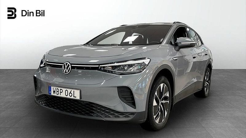 Grå (moonstone grey) Begagnad 2023 VW ID.4 Pro Performance SUV | 359 900 kr (Bra pris) - Bild 1/4