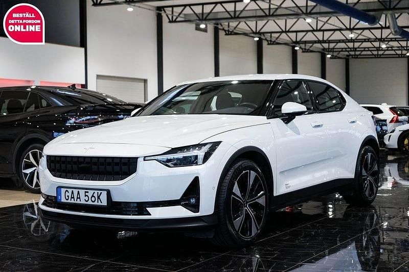 Vit Begagnad 2022 Polestar 2 Long Range Single Motor Halvkombi | 329 900 kr (Marknadspris) - Bild 1/4