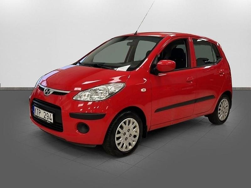 Röd Begagnad 2010 Hyundai i10 Halvkombi | 59 000 kr (Lite dyr) - Bild 1/4