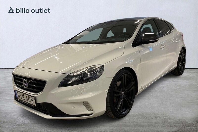 Vit Begagnad 2015 Volvo V40 R-Design Kombi | 209 900 kr (Marknadspris) - Bild 1/3