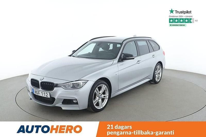 Silver Begagnad 2018 BMW 320 M Sport Kombi | 206 000 kr (Marknadspris) - Bild 1/4