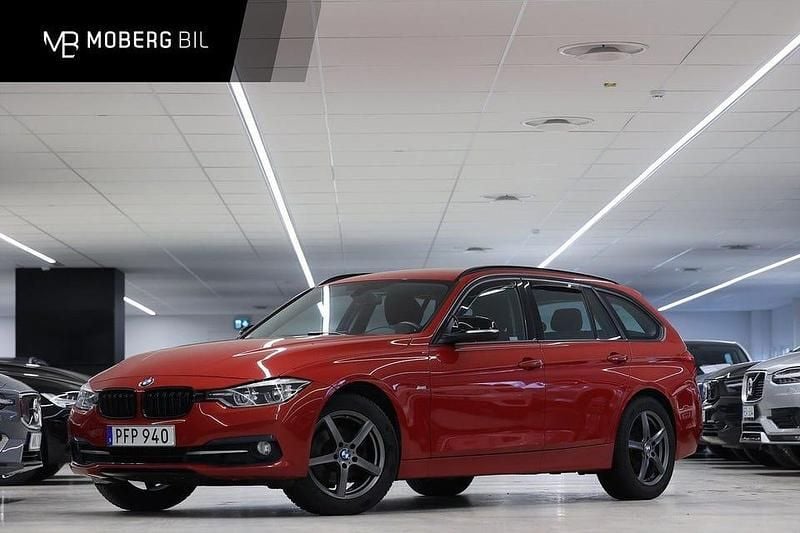 Röd Begagnad 2017 BMW 320 Sport Line Kombi | 169 900 kr (Bra pris) - Bild 1/3