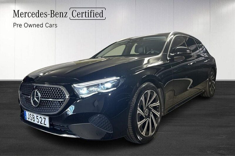 Svart Begagnad 2024 Mercedes E300 Kombi | 584 700 kr (Superpris) - Bild 1/4