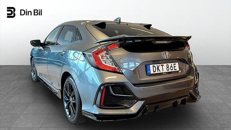 Begagnad Honda Civic Elegance 126 HK (92 kW) 2019 Grå Halvkombi