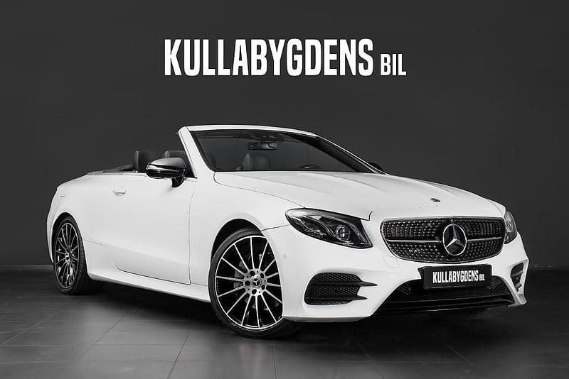 Vit Begagnad 2020 Mercedes E200 AMG Cab | 489 000 kr (Marknadspris) - Bild 1/4
