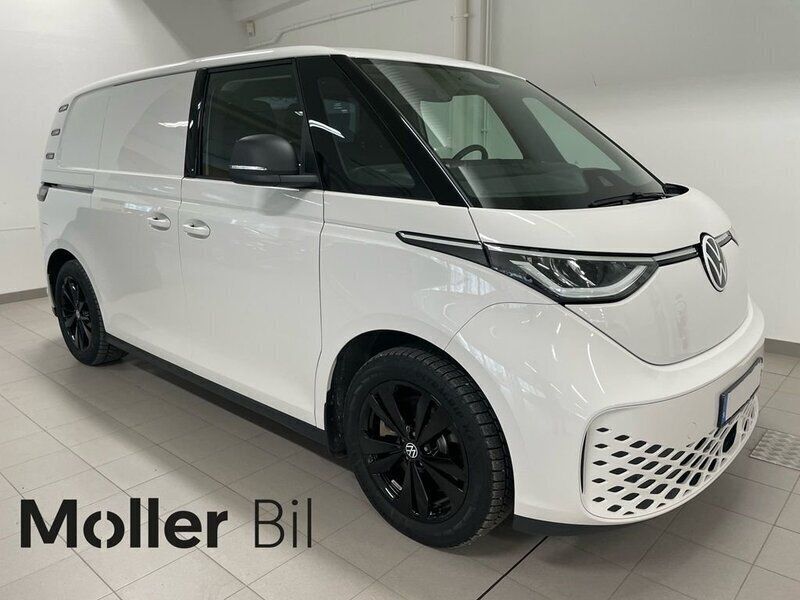 Vit (candyvit) Begagnad 2023 VW ID. Buzz Van | 455 000 kr (Bra pris) - Bild 1/3