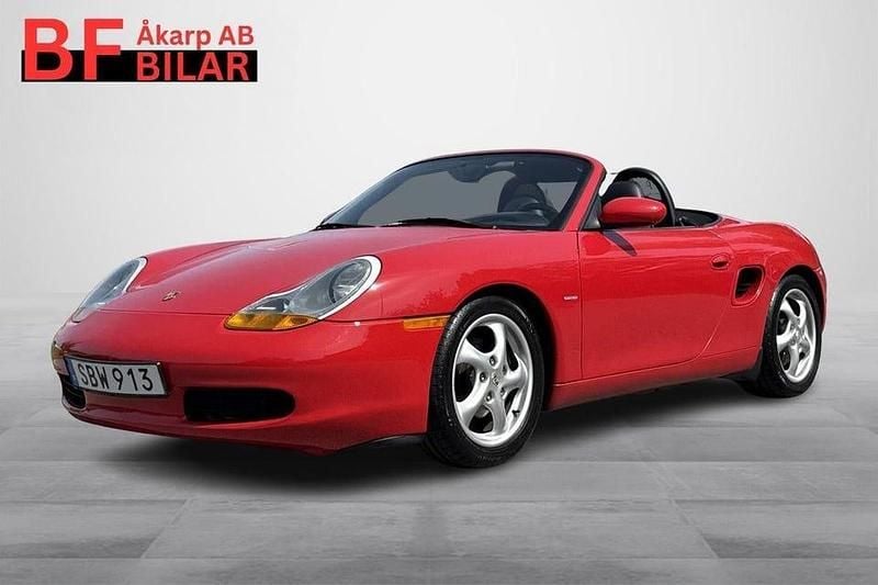Röd Begagnad 1998 Porsche Boxster Cab | 159 500 kr - Bild 1/4