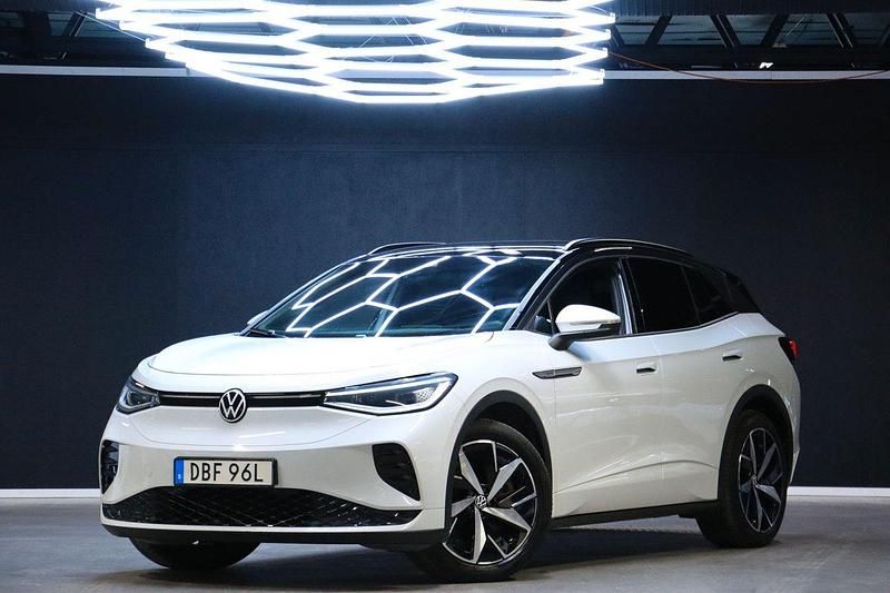 Vit Begagnad 2022 VW ID.4 GTX SUV | 349 900 kr (Superpris) - Bild 1/4