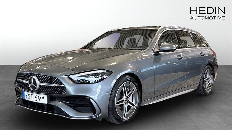 Svart Begagnad 2024 Mercedes C200 Advanced Kombi | 439 900 kr (Dyr) - Bild 1/4