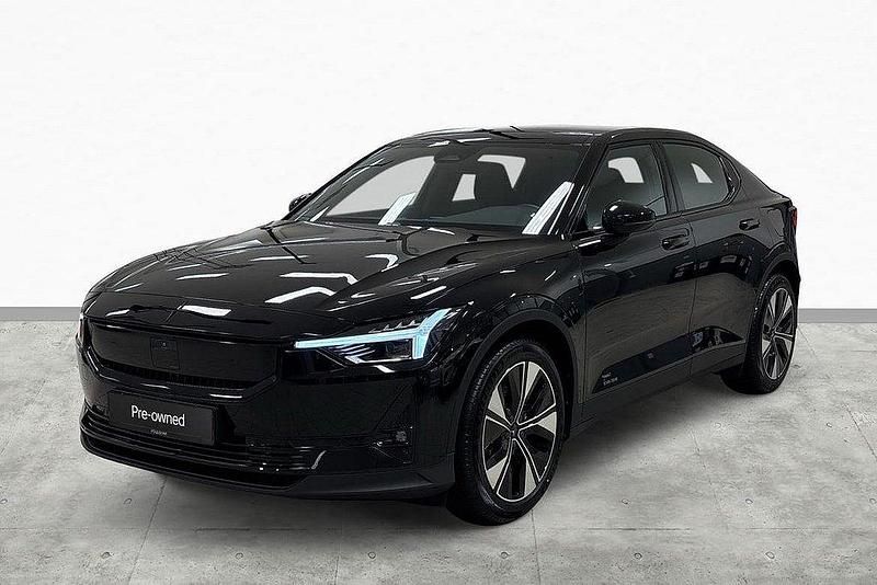 Svart Begagnad 2023 Polestar 2 Plus Sedan | 504 900 kr (Marknadspris) - Bild 1/3