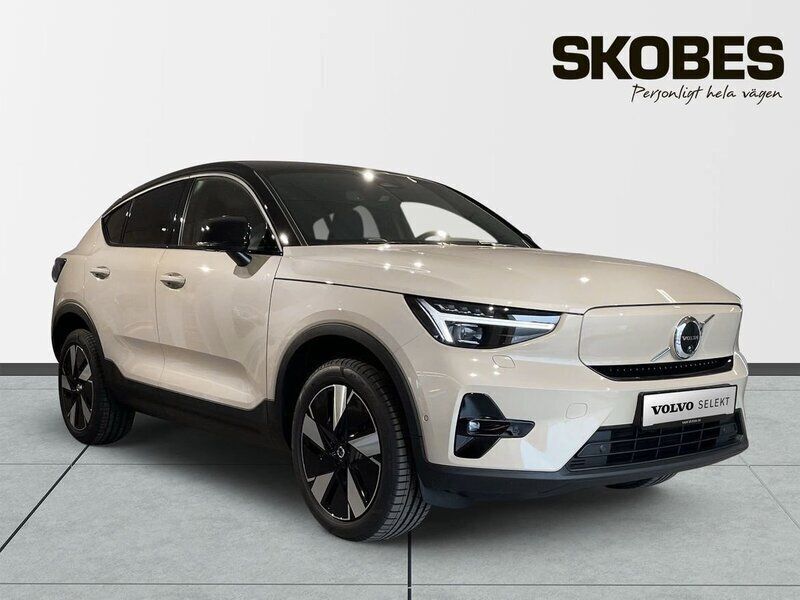 Ljusbrun (brun) Ny 2025 Volvo EC40 Ultra SUV | 599 900 kr (Marknadspris) - Bild 1/3