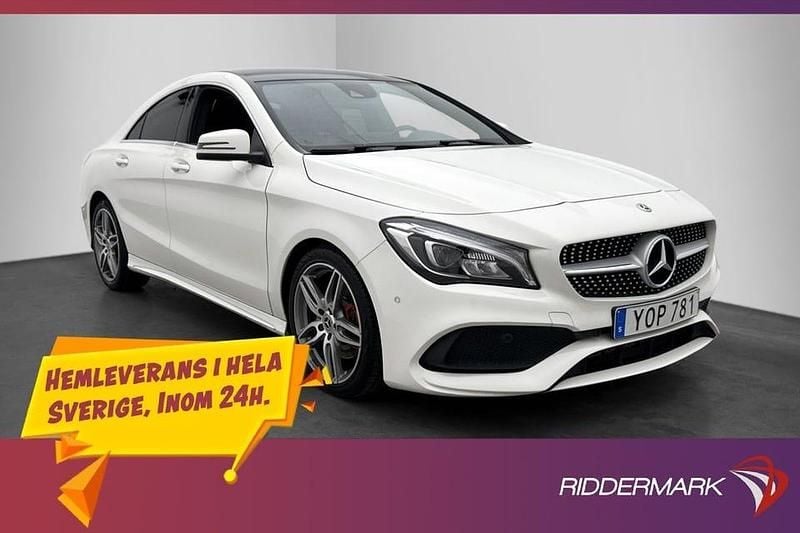 Vit Begagnad 2018 Mercedes CLA220 AMG Sedan | 239 900 kr (Marknadspris) - Bild 1/3