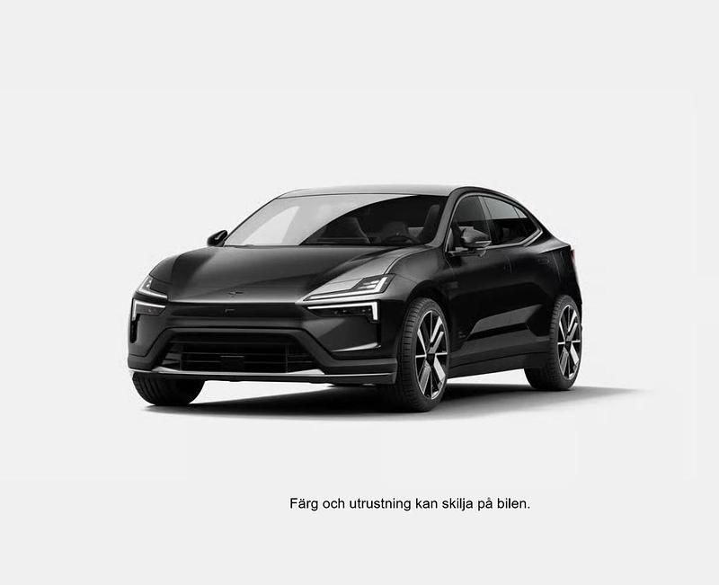 Svart Ny 2025 Polestar 4 Long Range Single Motor SUV | 649 000 kr (Bra pris) - Bild 1/3