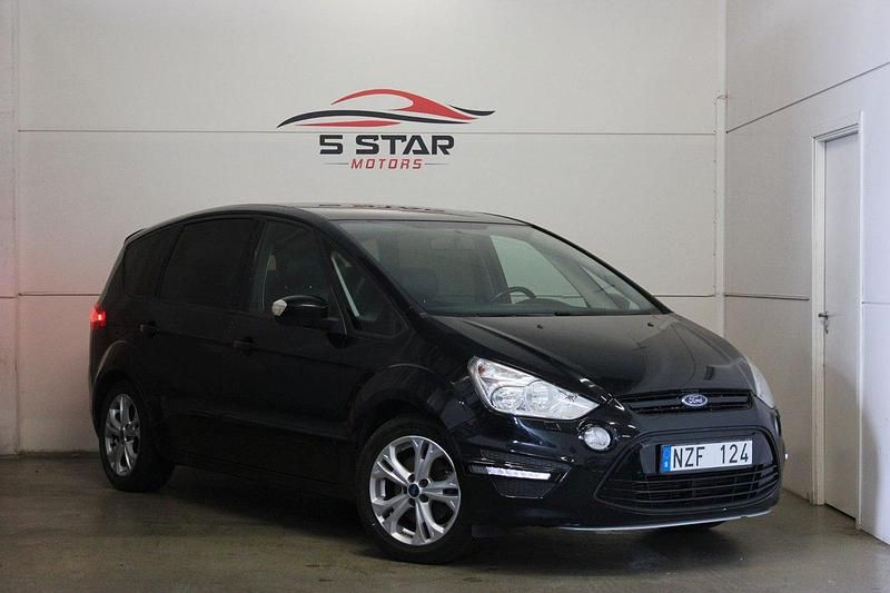 Svart Begagnad 2013 Ford S-MAX Sport Minibuss | 83 900 kr (Marknadspris) - Bild 1/4