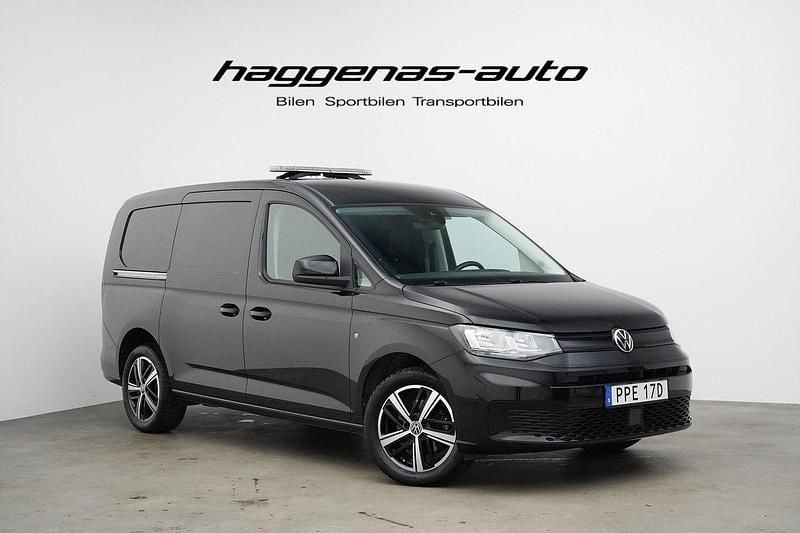 Svart Begagnad 2023 VW Caddy Maxi Minibuss | 319 000 kr (Dyr) - Bild 1/4