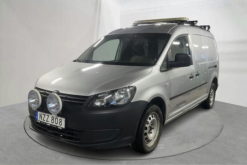 Silver Begagnad 2014 VW Caddy Maxi Minibuss | 120 000 kr (Marknadspris) - Bild 1/4
