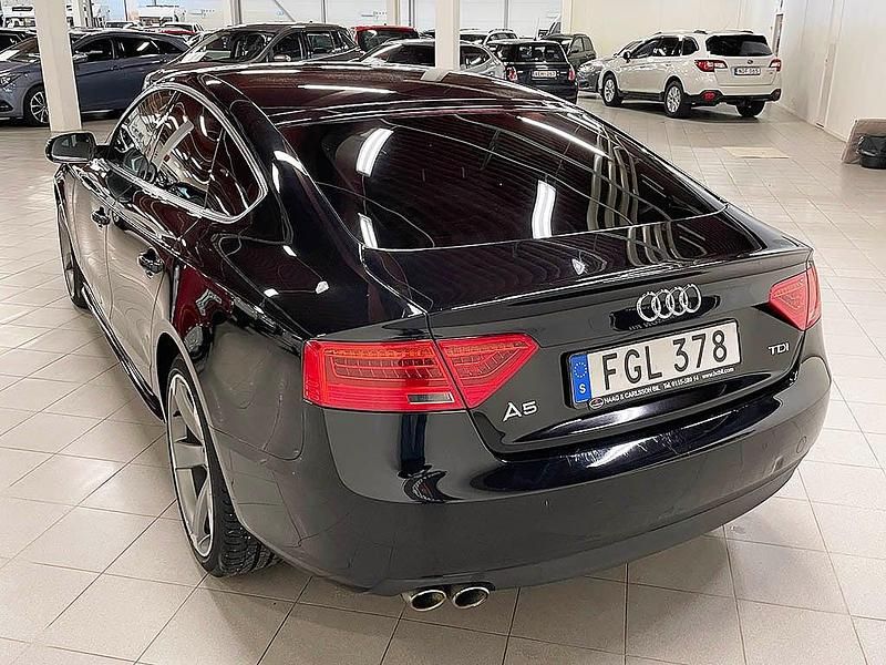 Begagnad Audi A5 Sportback 177 HK (130 kW) 2014 Svart Halvkombi