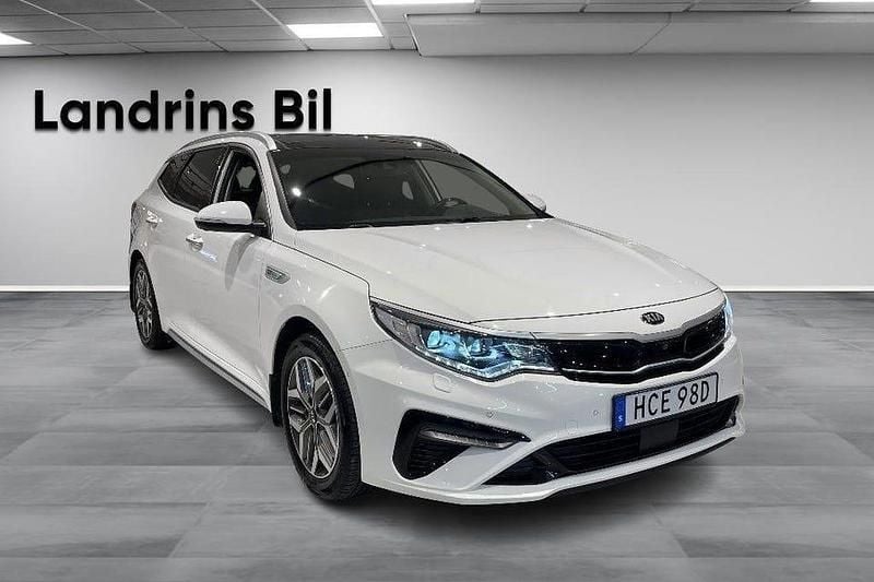 Begagnad Kia Optima Advance 205 HK (150 kW) 2019 Vit Kombi