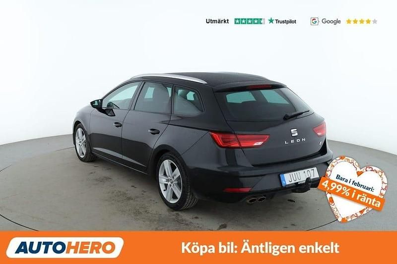 Begagnad Seat Leon ST FR 126 HK (92 kW) 2018 Svart Kombi