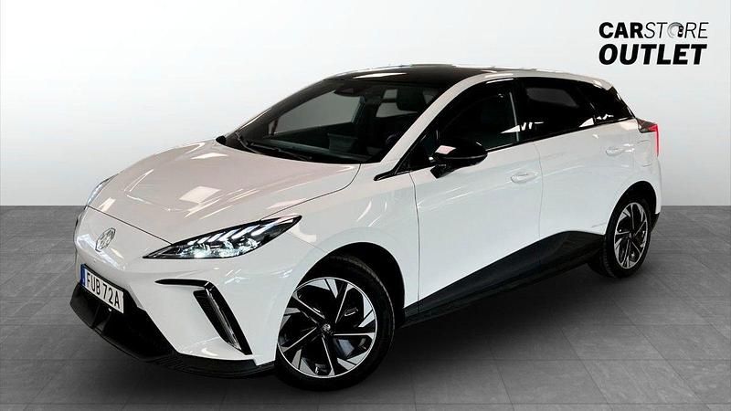 Vit Begagnad 2023 MG MG4 EV Luxury Halvkombi | 239 900 kr (Superpris) - Bild 1/4
