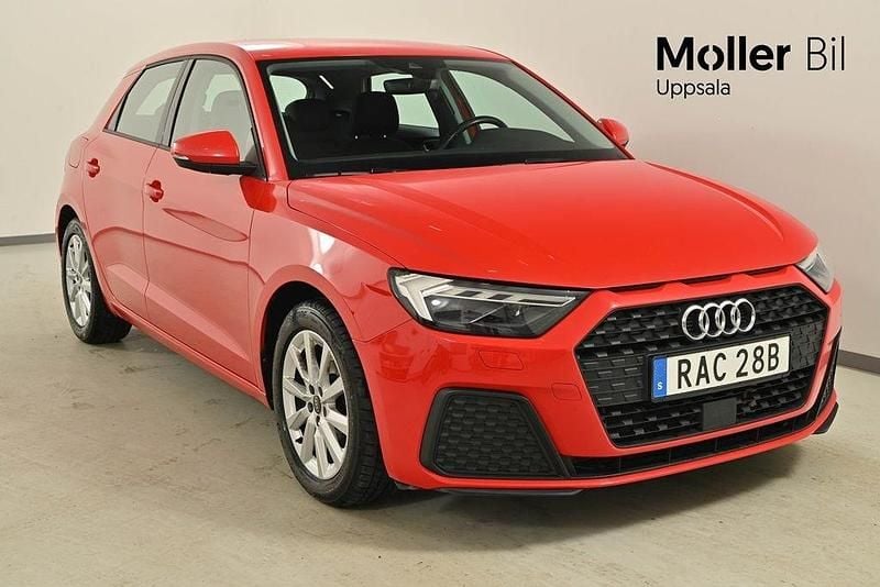 Misanoröd pärleffekt Begagnad 2022 Audi A1 Sportback Proline Halvkombi | 214 900 kr (Marknadspris) - Bild 1/2